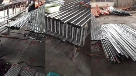 Алюминий/алюминий/сталь прямая лестница для строительства, строительные леса